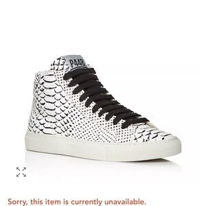 P448 Women's Star Snake Embossed High Top Sneakers, First Edition!